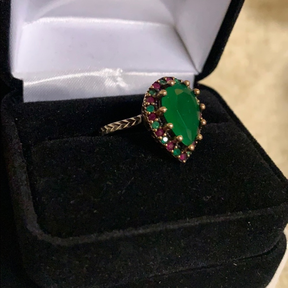14k gold over 925silver ring
